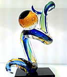 Glass Abstract Sculptures