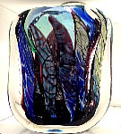 Murano solid glass vases