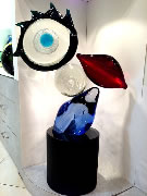 Glass Abstract Sculptures
