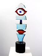 Glass Eye Sculpture